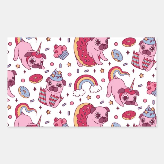 Postcard Rechthoekige Sticker (Voorkant)