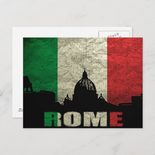 Postcard Rome Briefkaart (Voorkant / Achterkant)