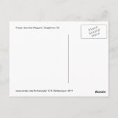 Postcard: Santa Fe Train Cars at Pomar Junction Briefkaart (Achterkant)