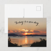 Postcard Soluppgång Briefkaart (Voorkant / Achterkant)