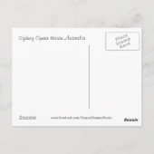 Postcard | Sydney Opera House Australia Briefkaart (Achterkant)