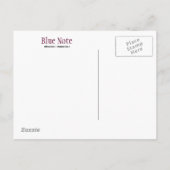 Postcard Template Event Jazz Band Briefkaart (Achterkant)