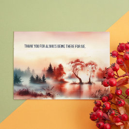 Postcard "Thank you for always being there for me" Briefkaart