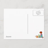 Postcard The boy and the dog Briefkaart (Achterkant)