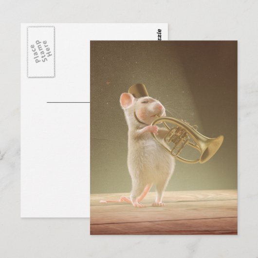 Postcard: "The Trumpeter" Briefkaart (Voorkant / Achterkant)