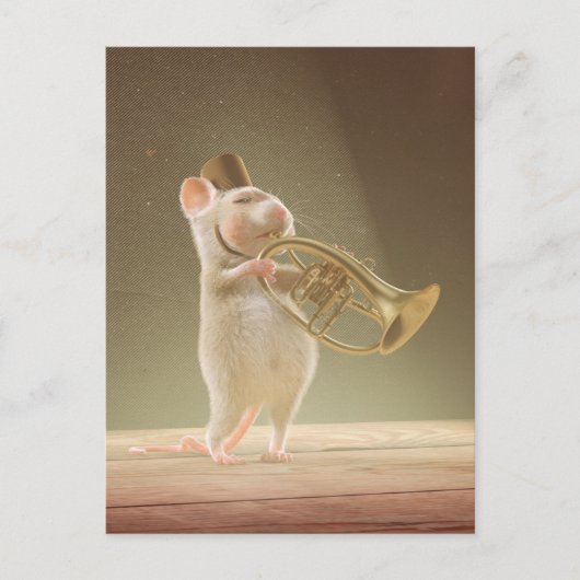 Postcard: "The Trumpeter" Briefkaart (Voorkant)