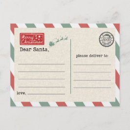Postcard to Santa Claus Briefkaart