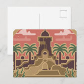 postcard, town of 'GHARDAIA' in Algeria Briefkaart (Voorkant / Achterkant)