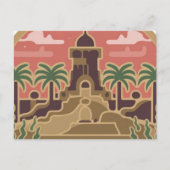 postcard, town of 'GHARDAIA' in Algeria Briefkaart (Voorkant)