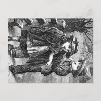 Postcard - Vintage Winter Scene Briefkaart