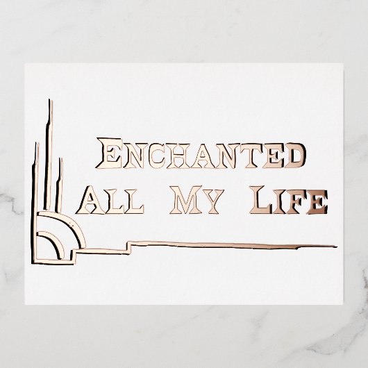 POSTCARD w ENVELOPE studio miiri Folie Feestdagen Briefkaart (Voorkant)