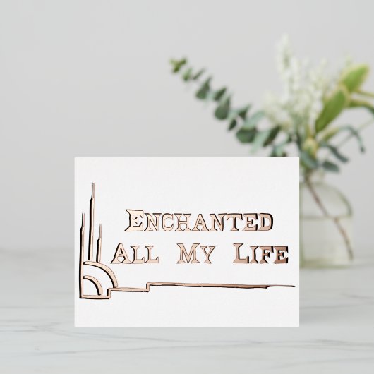 POSTCARD w ENVELOPE studio miiri Folie Feestdagen Briefkaart (Staand Voorkant)