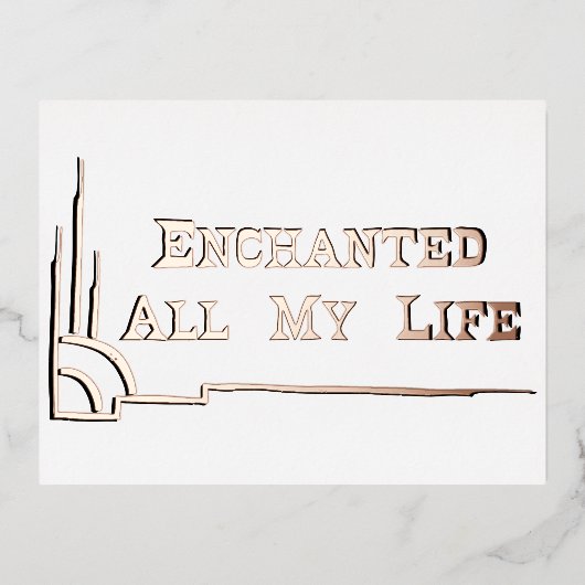 POSTCARD w ENVELOPE studio miiri Folie Feestdagen Briefkaart (Voorkant)