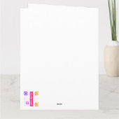 POSTCARD w ENVELOPE studio miiri Kaart (Achterkant)