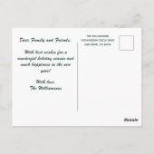 *POSTCARD w/MESSAGE Painted Nostalgic Christmas  Briefkaart (Achterkant)