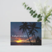 Postcard - Wish You Were Here Feestdagenkaart (Staand voorkant)