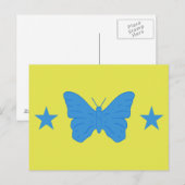 Postcard with Flag of Bady Bassitt, Brazil Briefkaart (Voorkant / Achterkant)