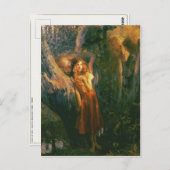 Postcard With Gaston Bussiere Painting Briefkaart (Voorkant / Achterkant)