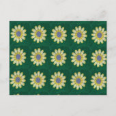 Postcard - Yellow Daisy Afghan Pattern Briefkaart (Voorkant)