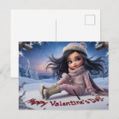 Postcards happy valentine's day 03 briefkaart (Voorkant / Achterkant)