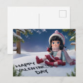 Postcards happy valentine's day 05 briefkaart (Voorkant / Achterkant)