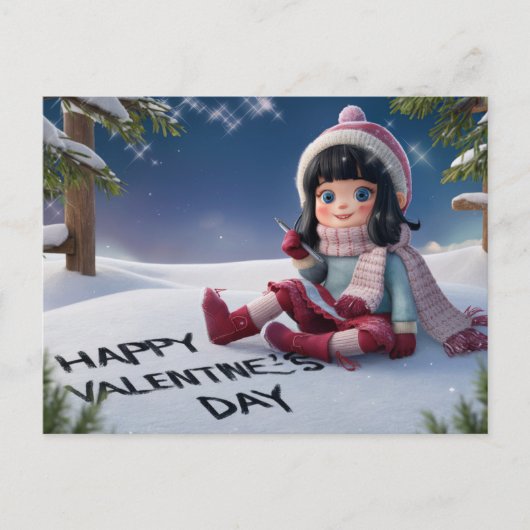 Postcards happy valentine's day 05 briefkaart (Voorkant)