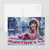 Postcards happy valentine's day 10 briefkaart (Voorkant / Achterkant)