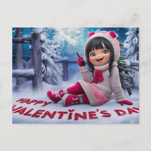 Postcards happy valentine's day 10 briefkaart (Voorkant)