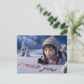 Postcards I Need You 05 Briefkaart (Staand voorkant)