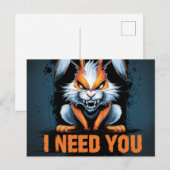 Postcards I Need You 05 Briefkaart (Voorkant / Achterkant)
