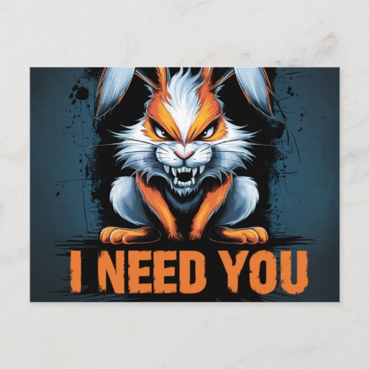 Postcards I Need You 05 Briefkaart (Voorkant)