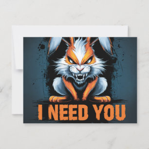 Postcards I Need You 05 Briefkaart