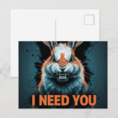 Postcards I Need You Briefkaart (Voorkant / Achterkant)
