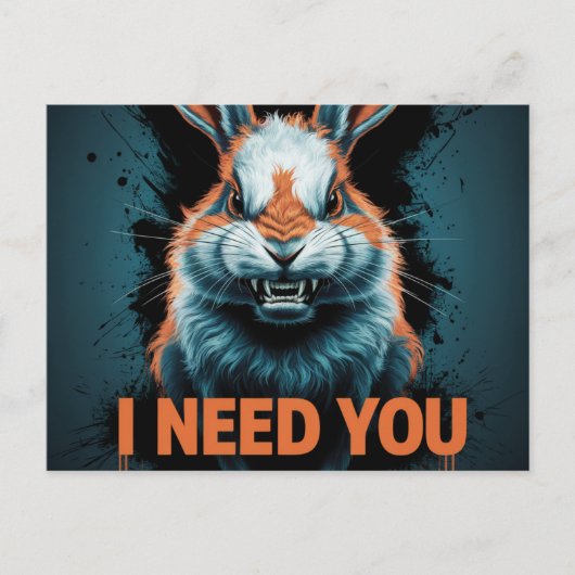Postcards I Need You Briefkaart (Voorkant)
