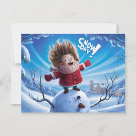 Postcards Snow Day 04 Briefkaart