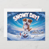 Postcards Snow Day 11 Briefkaart (Voorkant / Achterkant)