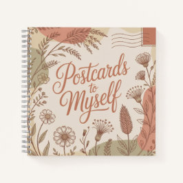 Postcards to Myself - Self Care Journal Notitieboek