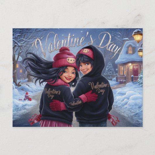Postcards Valentine's Day 2 12 Briefkaart (Voorkant)