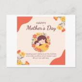 PostcardSweet Greenery Moederdag Fotokaart voor Briefkaart (Voorkant)