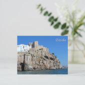 postcastillo de Peñíscola en Castellón Briefkaart (Staand voorkant)