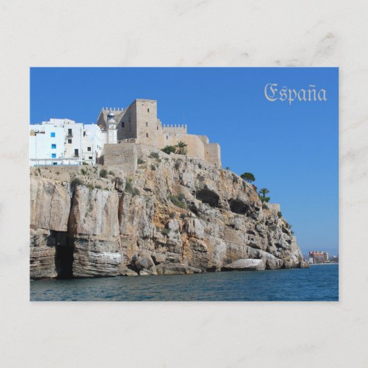 postcastillo de Peñíscola en Castellón Briefkaart (Voorkant)