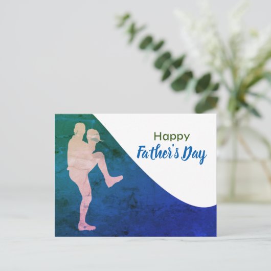 Postcode - Feliz Día del Padre Briefkaart (Staand voorkant)