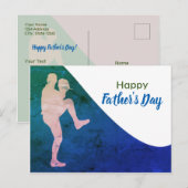 Postcode - Feliz Día del Padre Briefkaart (Voorkant / Achterkant)