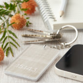Postcode Nieuw Huis Neutrale Makelaar Cadeau Verhu Sleutelhanger (Voorkant Rechts)