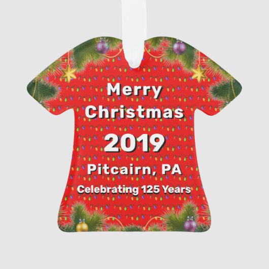 Postcode Pitcairn Ornament (achterkant)