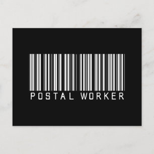 Postcode van de werkbalk briefkaart