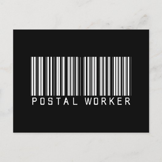 Postcode van de werkbalk briefkaart (Voorkant)