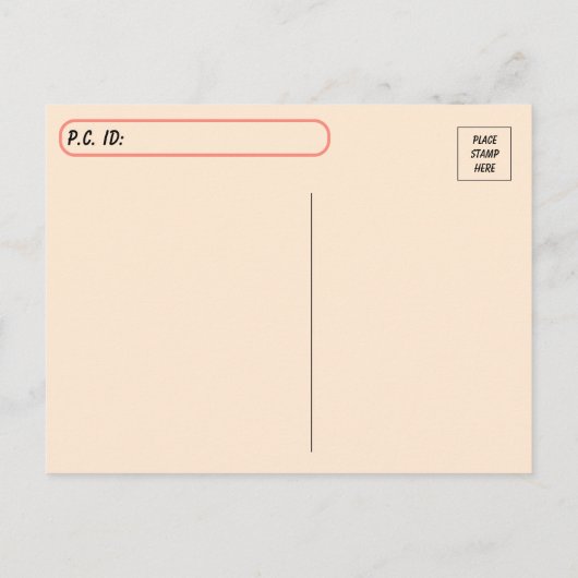 Postcrossend Teak de gekaarde draak Briefkaart (Achterkant)