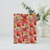 Postcrossing - Amaryllis Floral Briefkaart (Staand voorkant)