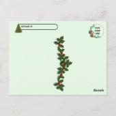 Postcrossing - Annie de Kat en de Kerst Elf Briefkaart (Achterkant)